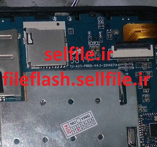فایل فلش تبلت چینی با مشخصه برد TJ A23 P860 V4.0