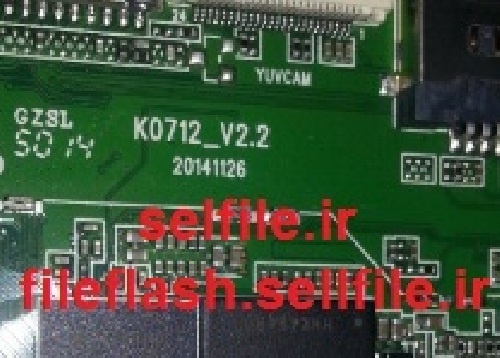 فایل فلش تبلت چینی با مشخصه برد k0712 v2.2